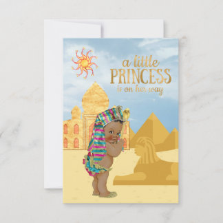Baby shower égyptien Invitation Princesse égyptien