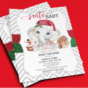 Baby Shower Éléphant de Fête Mignon Économique