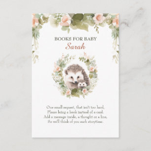 Baby shower en bois, jolie carte de boîtier de hér