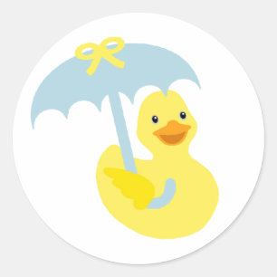 Baby shower en caoutchouc Ducky autocollant et par