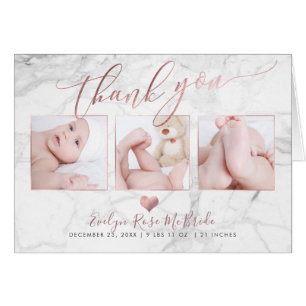 Baby shower en marbre PixDezines/Merci photos