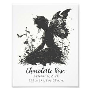 Baby shower Fairytale cadeau Poster des statisti