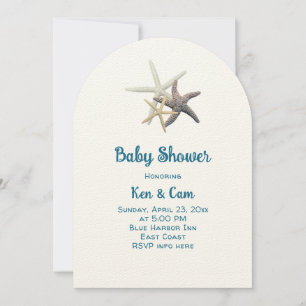 Baby shower Famille Starfish Invitation personnali