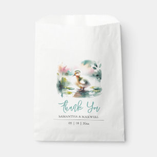 Baby shower Favoriser Sacs Aquarelle Canard