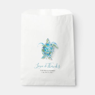 Baby shower Favoriser Sacs Tortue de mer