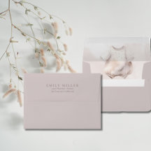 Baby shower féminin beige