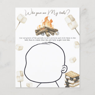 Baby shower feu de joie s'more - Qui m'a donné ma 
