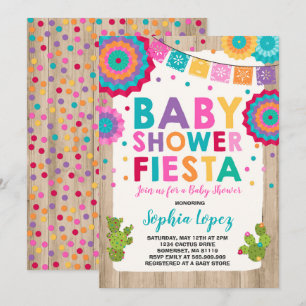 Baby shower Fiesta Invitation Baby shower mexicain