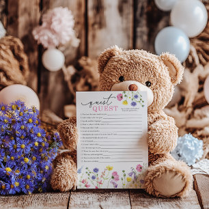 Baby shower fleur sauvage Guest