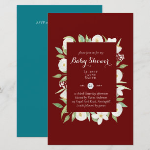 Baby Shower Floral Grand Format - Modifier la coul
