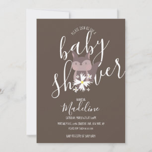 Baby shower Fox Bohemian Invitation
