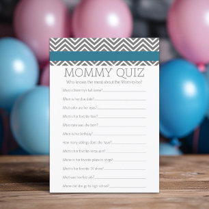 Baby shower Game - Qui connaît maman mieux