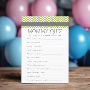 Baby shower Game - Qui Connaît Mommy Meilleur Quiz