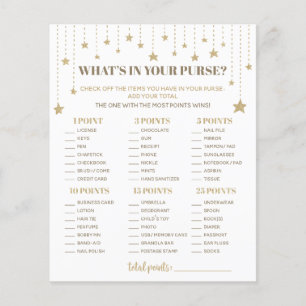 Baby shower Gold Twinkle Star Quoi de neuf dans vo