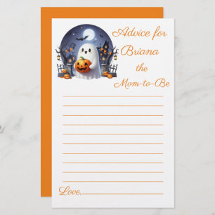 Baby shower Halloween Little Boo Conseils pour mam