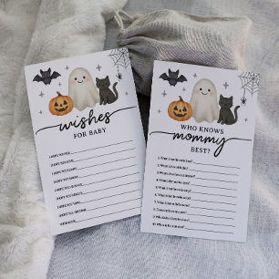 Baby shower Halloween veut pour bébé et jeu