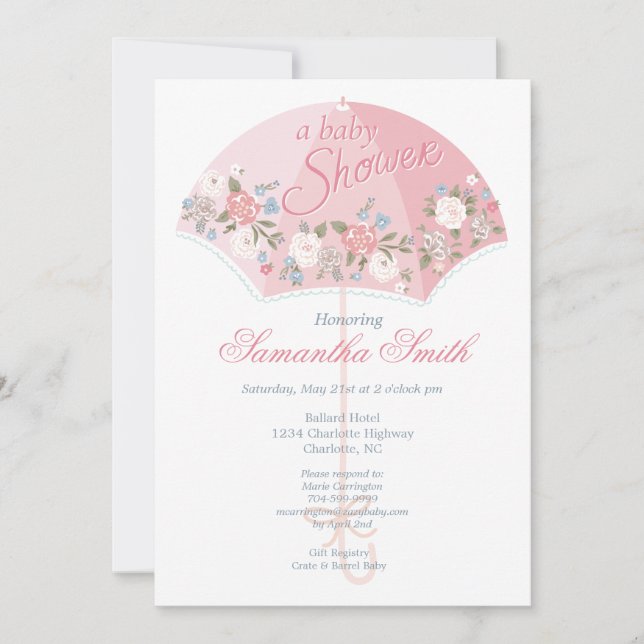 Baby Shower Invitation (Devant)