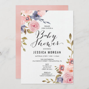 Baby shower Invitation Baby shower fille