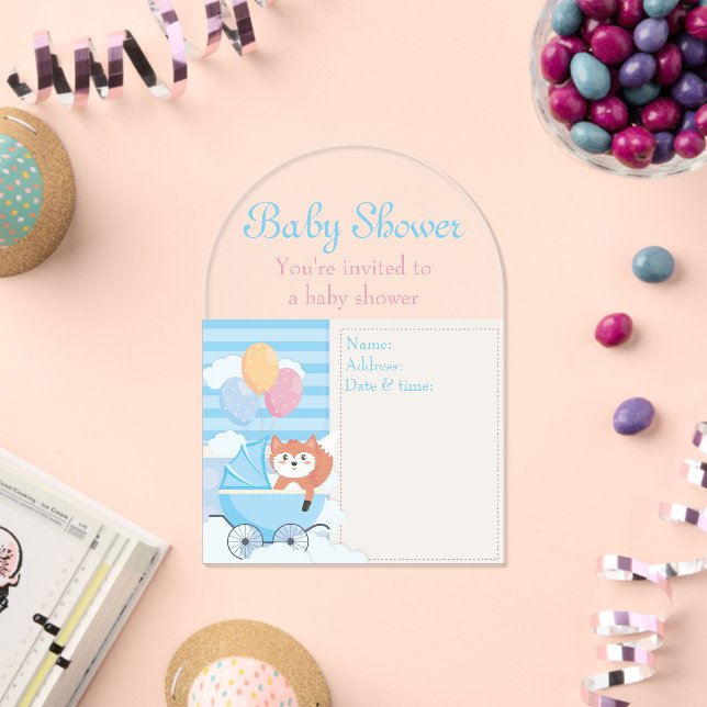 Baby shower Invitation Card 9 (Insitu (Célébration))