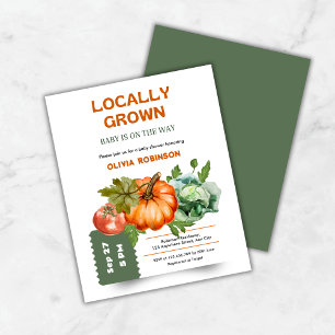 Baby shower Invitation cultivé localement