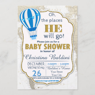 Baby shower Invitation garçon