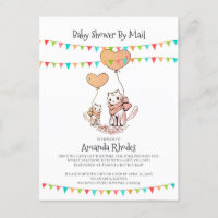 Baby shower Invitation Par Mail Maman Bébé Chats B