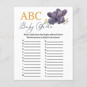 Baby shower Jeu ABC