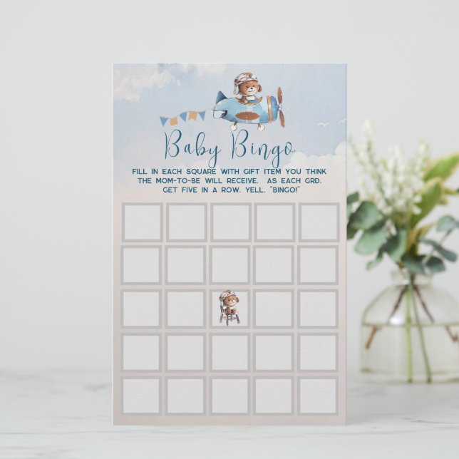 Baby shower jeu de bingo (Debout devant)