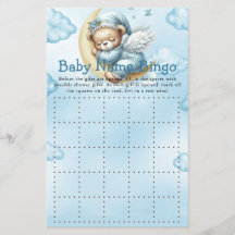 Baby shower Jeu Teddy Bear Bingo