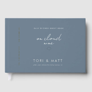 Baby shower Livre d'invité - Thème Cloud