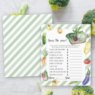 Baby shower local - Devinez le prix! Jeu