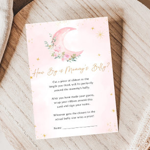 Baby Shower Lune Rose et Étoiles Quel est le Taill