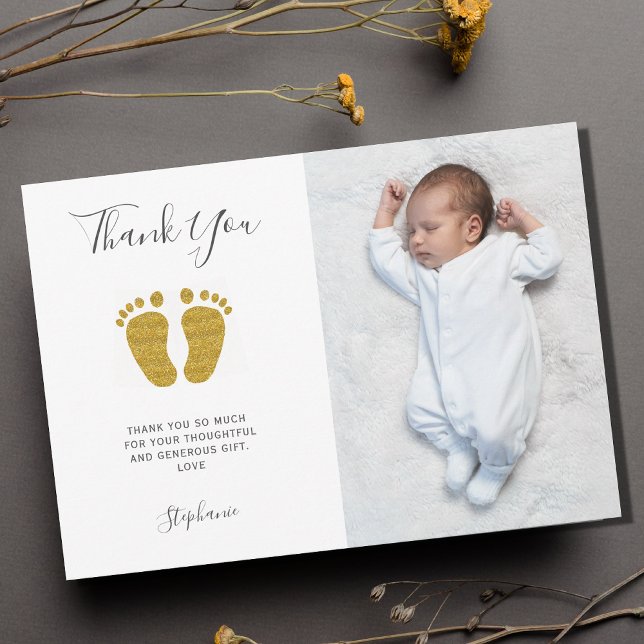 Baby shower Merci photo (Créateur téléchargé)