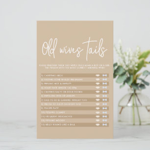 Baby shower minimaliste Muet vieux contes de femme