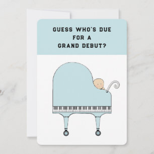 Baby shower Musique Thème Invitation