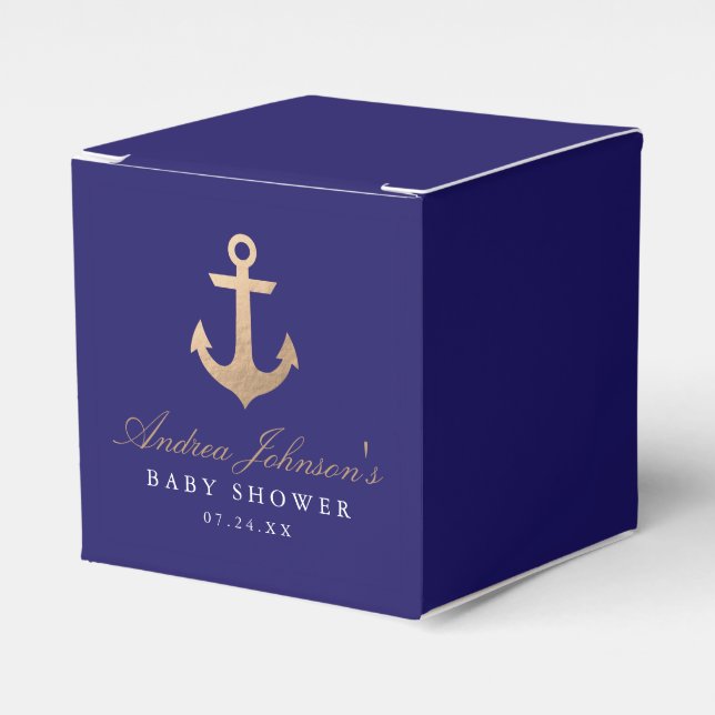 Baby shower nautique Ballotins (Verso)