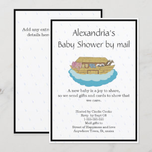 Baby shower neutre par sexe par mail Invitation