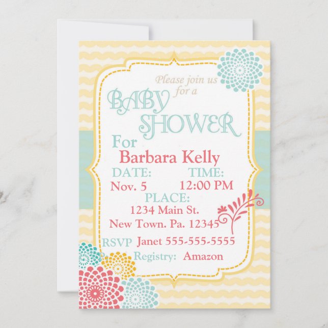 Baby shower non sexiste (Devant)