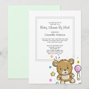 Baby shower Par Courrier Invitation
