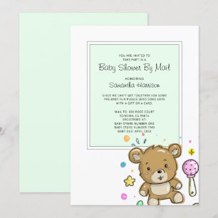 Baby shower Par Courrier Invitation