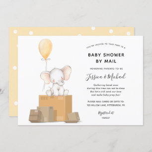Baby shower par Mail Elephant invitation