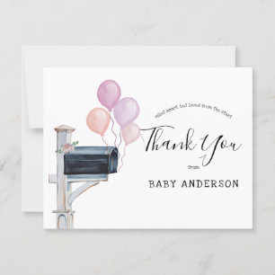 Baby shower par Mail Pink Balloons Merci