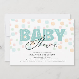 Baby Shower Pastel Uni