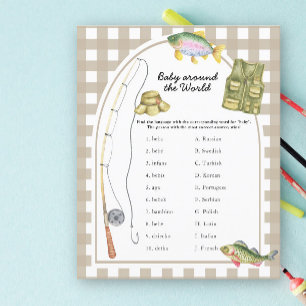 Baby shower pêcheur - jeu bébé autour du monde