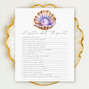 baby shower perle - 20 questions sur les Parents