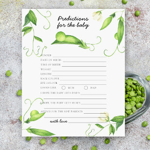 Baby shower petit pois - prédictions et conseils p