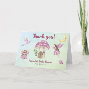 Baby Shower Petite Fée Merci d'être venu 