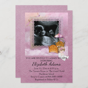 Baby shower photo Invitation