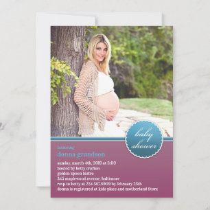 baby shower Photo Invitation Appartement