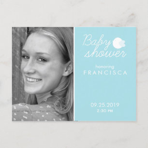 Baby shower Photo Invitations Cartes postales pour